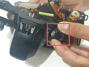 Canon EOS Rebel XS 35mm Camera Mode Dial Replacement