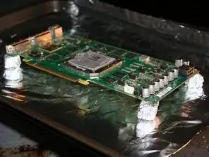 Temporarily Repair a Lost Cause Graphics Card by Heating it up in an oven