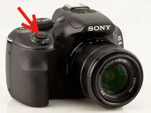 Sony Alpha A3000 shutter button Replacement