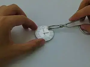 How to reset watch hands