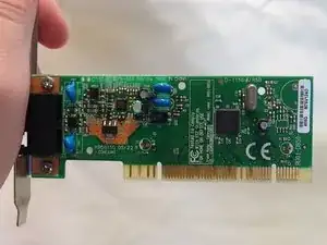 PCI Slot:Dial up modem