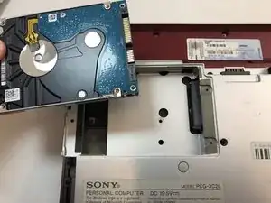 Sony Vaio PCG-3C2L Hard Drive Replacement