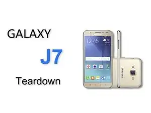 Samsung Galaxy J7 Teardown (video)