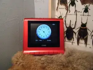 Coby Digital Photo Frame Alarm Clock Teardown