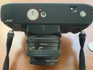 Minolta X-700 Film Advance Lever Replacement