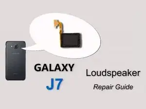 Samsung Galaxy J7 Speaker (video) Replacement