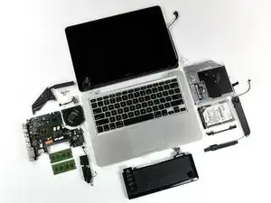 Smontaggio MacBook Pro Unibody da 13" versione metà 2009