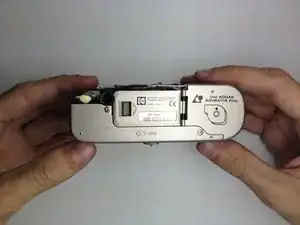 Disassembling Kodak Advantix F350 Front Cover