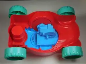 How to Repair the Electrical Connections on a Little Tikes Motorized Bubble Mower.