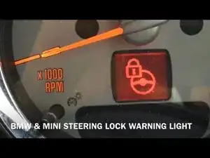 How to fix the BMW / MINI Steering lock warning