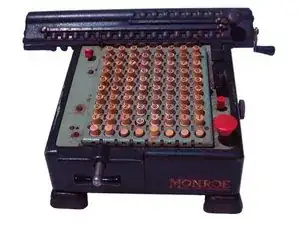 Smontaggio completo della calcolatrice Monroe LA5-160