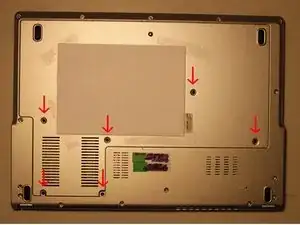 Battery/RAM/HDD Door