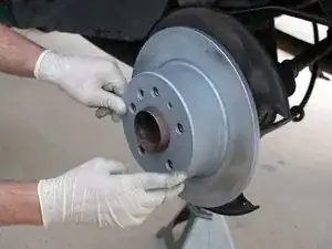 Mercedes W123 Brake Disc, Rear Replacement