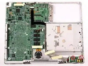 iBook G4 12" 800 MHz-1.2 GHz DC-In Board Replacement