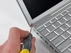 PowerBook G4 Aluminum 12" 1-1.5 GHz Rear Display Bezel Replacement