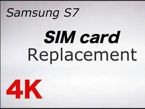 Samsung Galaxy S7 SIM card reader replacement  Replacement