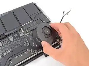 MacBook Pro 15" Retina Display Early 2013 Right Fan Replacement