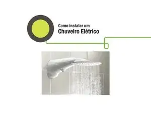 Como instalar um chuveiro elétrico