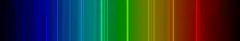 Color lines in a spectral range