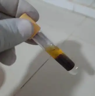 Plain tube for biochemical tests and serological tests