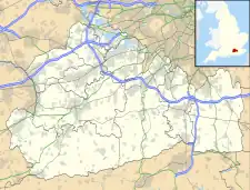 St Lawrence's Hospital, Caterham is located in Surrey