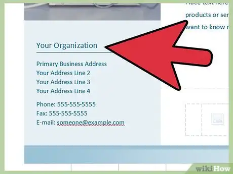 Immagine titolata Create a Flyer Using Microsoft Publisher Step 6