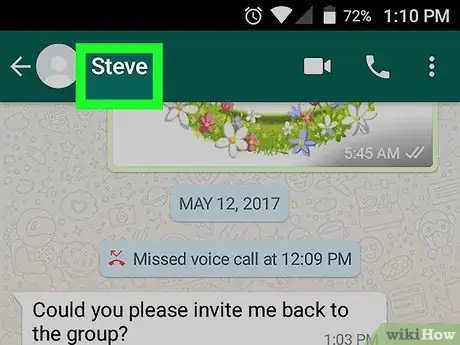 Immagine titolata Know if Someone Deleted You on WhatsApp on Android Step 7