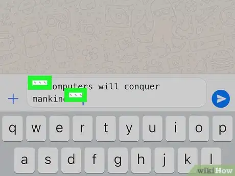 Immagine titolata Change Font on WhatsApp Step 7