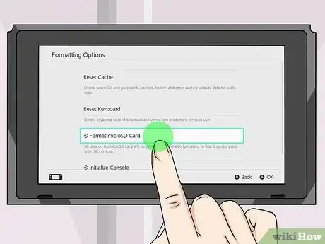 Immagine titolata Format an SD Card on the Nintendo Switch Step 6