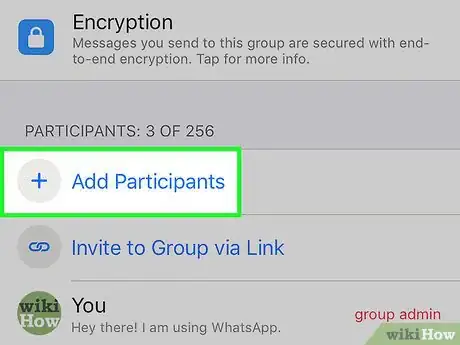 Immagine titolata Invite Users to a Group Chat on WhatsApp Step 4