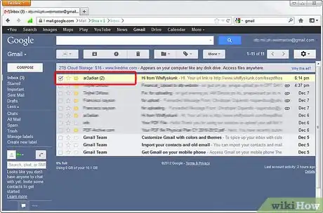 Immagine titolata Block Senders in Gmail Step 1