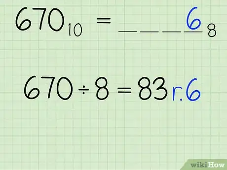 Immagine titolata Convert from Decimal to Octal Step 12