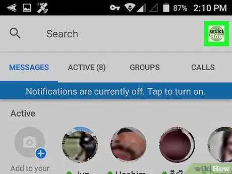 Immagine titolata Delete a Messenger Account on Android Step 2
