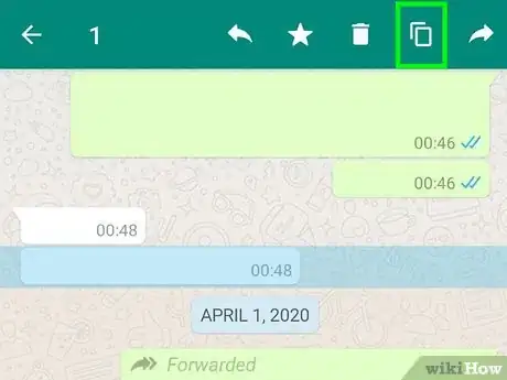 Immagine titolata Copy a WhatsApp Message Step 8