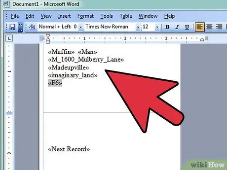 Immagine titolata Mail Merge Address Labels Using Excel and Word Step 10