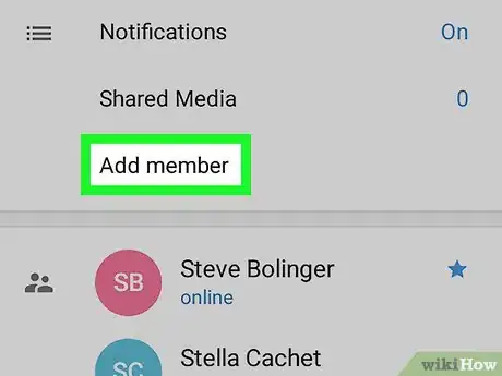 Immagine titolata Invite Someone to a Group on Telegram on Android Step 4