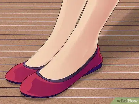 Immagine titolata Stretch Tight Ballet Flats Step 17