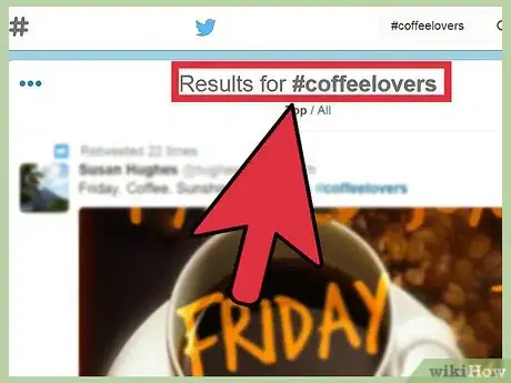Immagine titolata Use Hashtags With Twitter Step 6