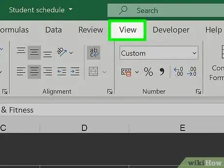 Immagine titolata Add Header Row in Excel Step 1