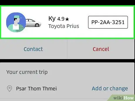 Immagine titolata Share Your Location on Uber Step 7