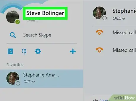 Immagine titolata Find Your Skype ID on PC or Mac Step 3