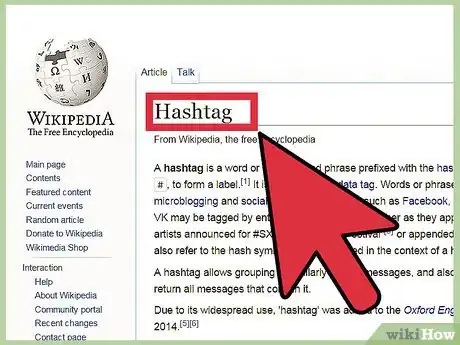 Immagine titolata Use Hashtags With Twitter Step 1