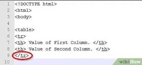 Immagine titolata Create a Table in HTML Code Step 13