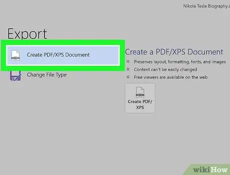 Immagine titolata Convert a Microsoft Word Document to PDF Format Step 18