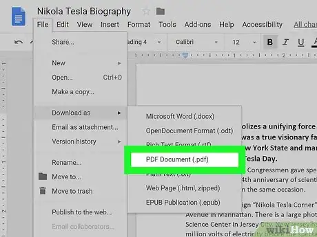 Immagine titolata Convert a Microsoft Word Document to PDF Format Step 14