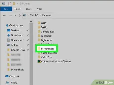 Immagine titolata Find Screenshots on PC Step 4