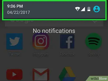 Immagine titolata Put an Android Phone Into Airplane Mode Step 1