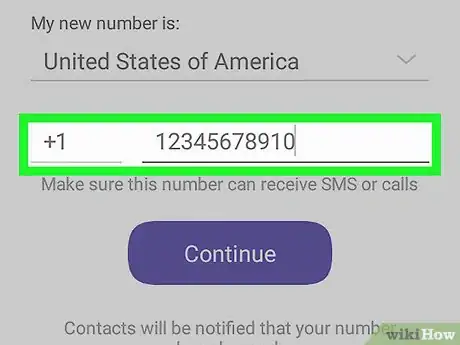 Immagine titolata Change Number on Viber on Android Step 8