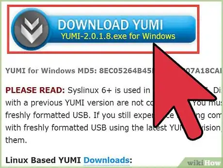 Immagine titolata Create a Multi Boot USB Drive with Yumi Step 1