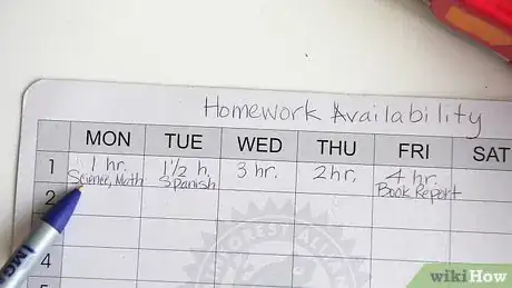 Immagine titolata Plan a Homework Schedule Step 4